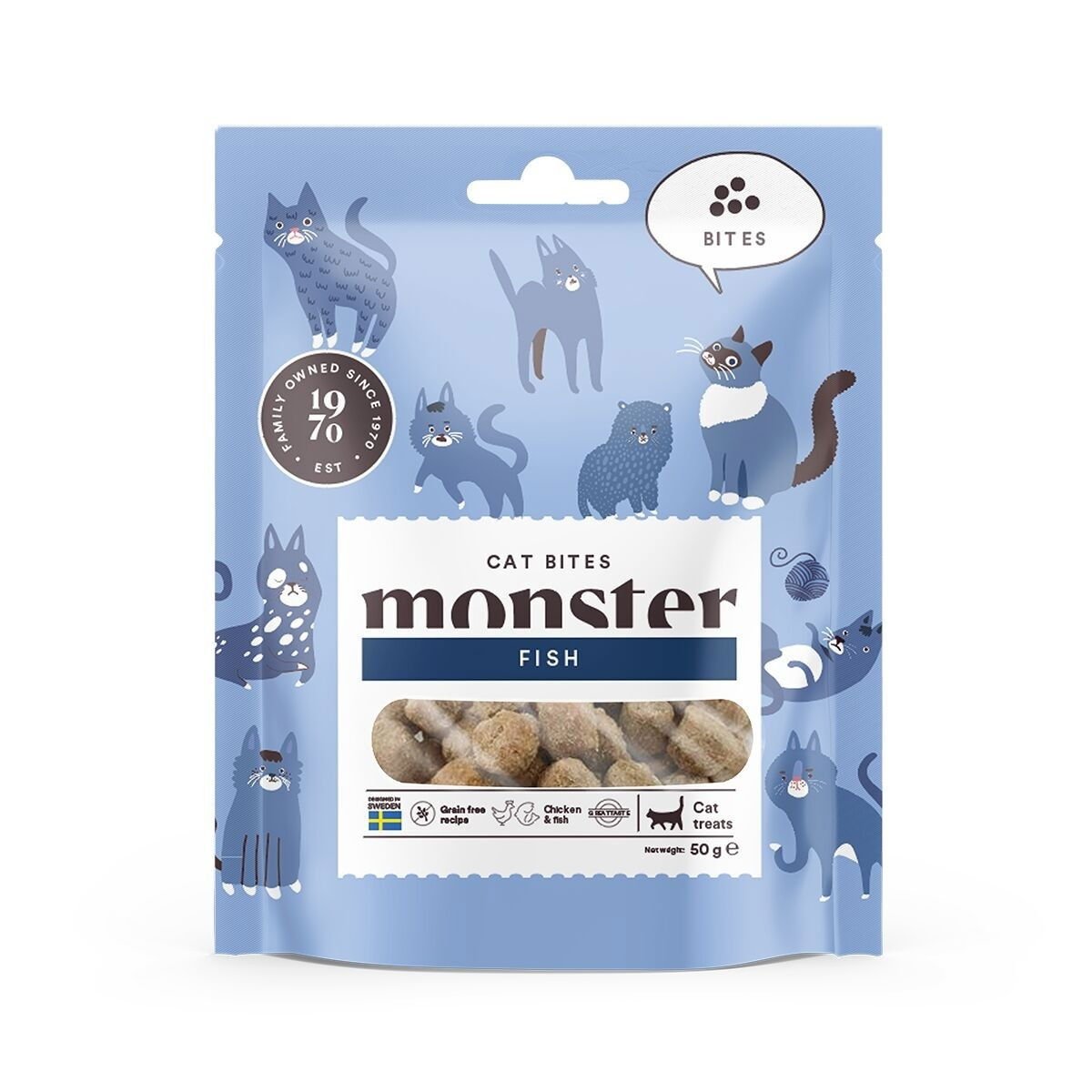 Monster Cat Bites kala 50g