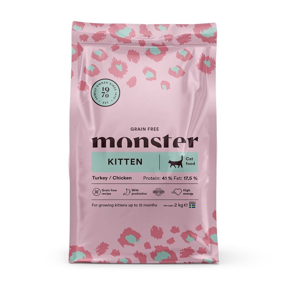 Monster Cat Grain Free Kitten Kalkkuna & Kana