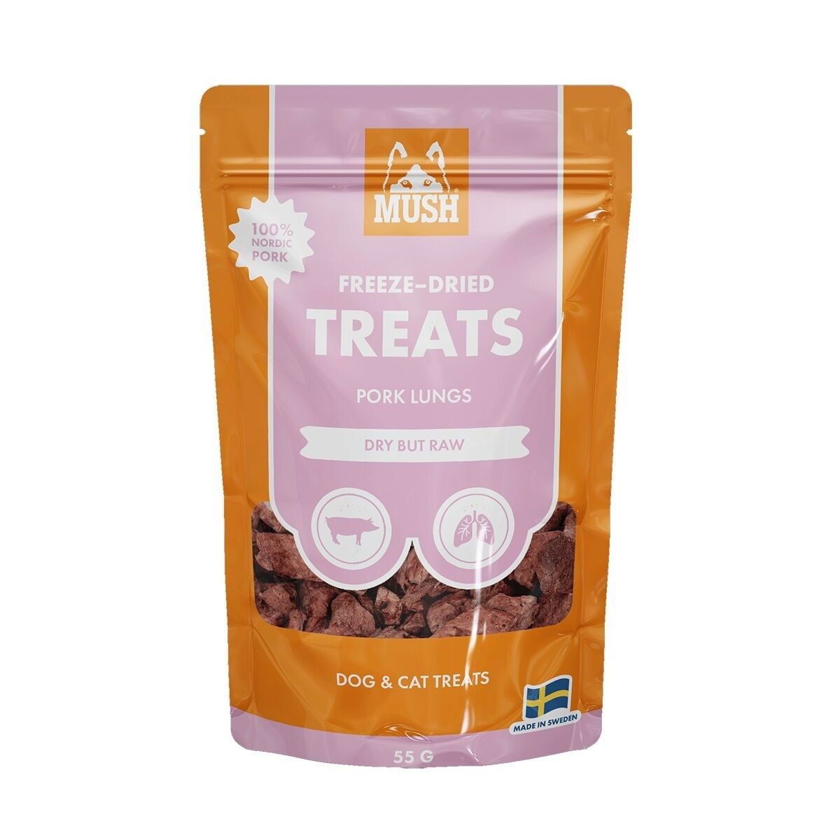 MUSH Freeze-Dried Possunkeuhko 45g herkku koiralle