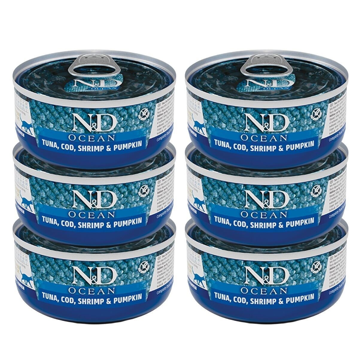 Farmina N&D Cat Ocean Tuna & Pumpkin 6x70g