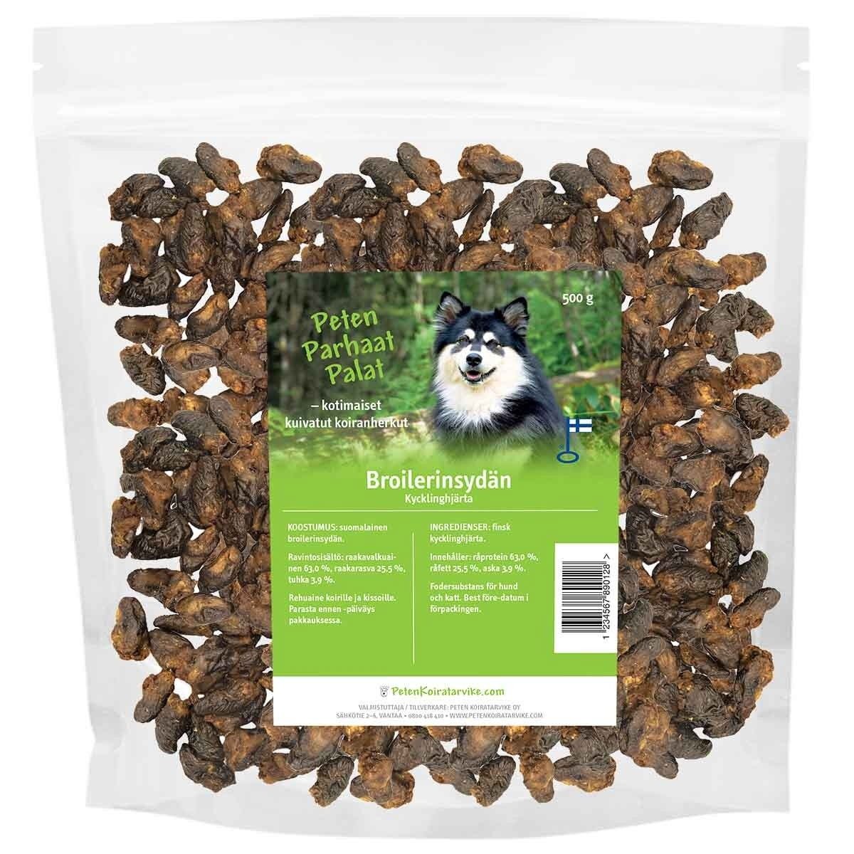 Peten Parhaat Palat broilerinsydän 500g