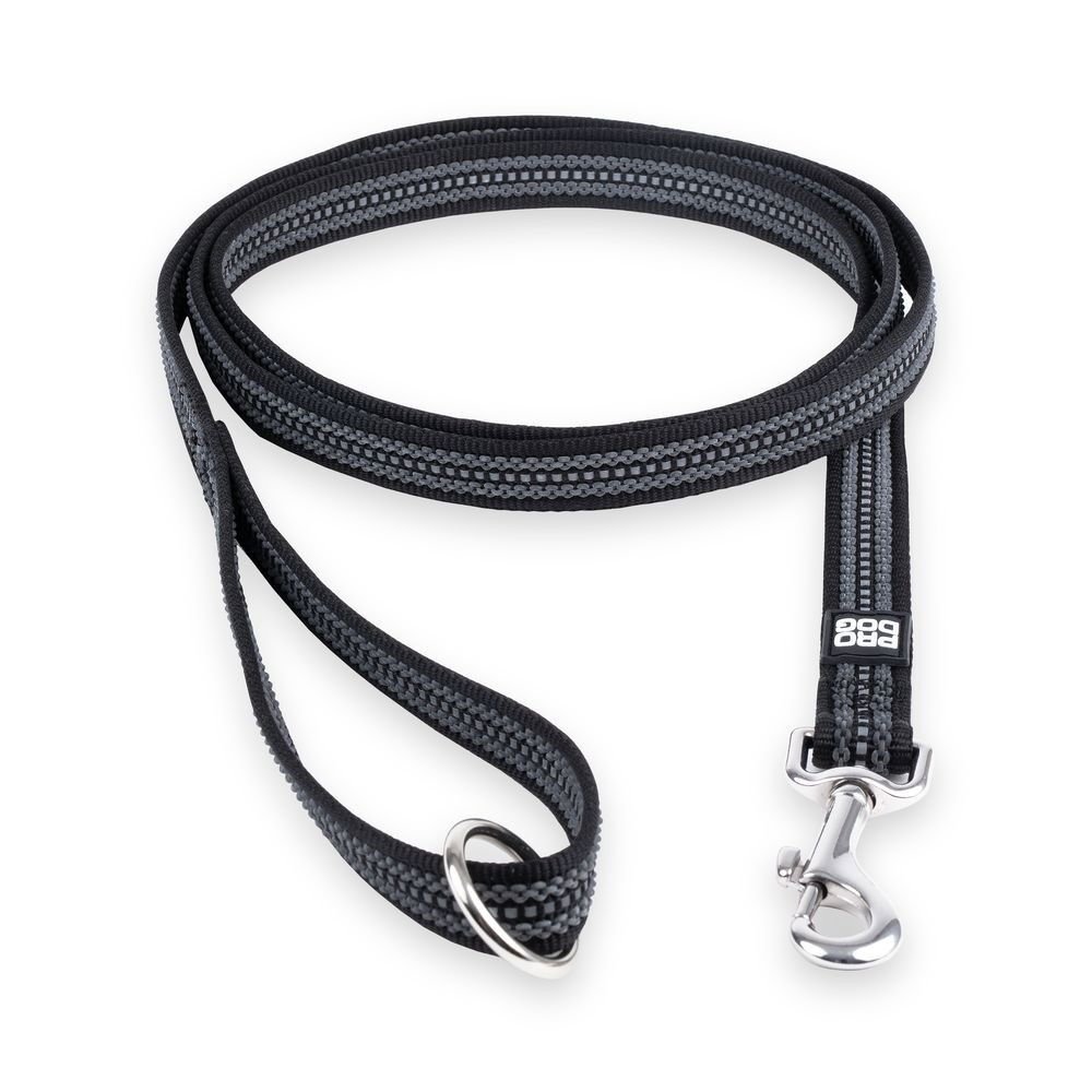 Pro Dog Grip talutin heijastimella musta