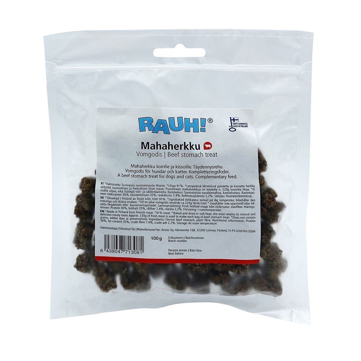RAUH! Naudanmaha Herkut 100g