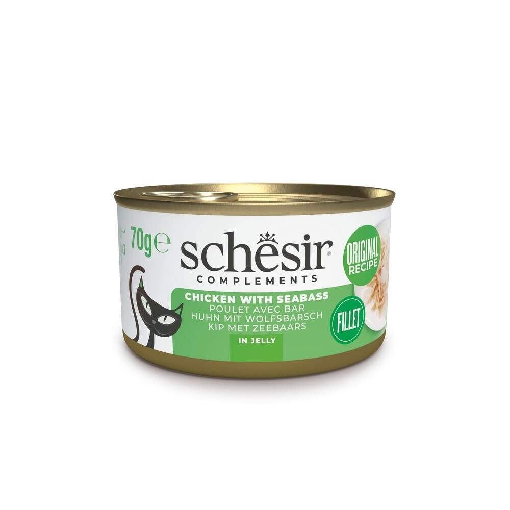 Schesir Complements Chicken with seabass in Jelly 70 g