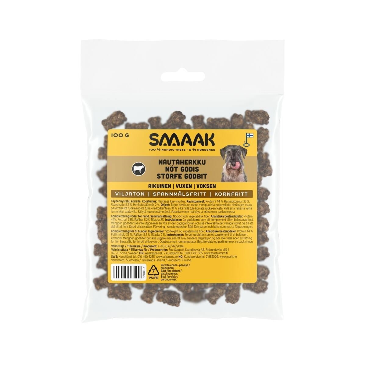 SMAAK nautaherkku koiralle 100g