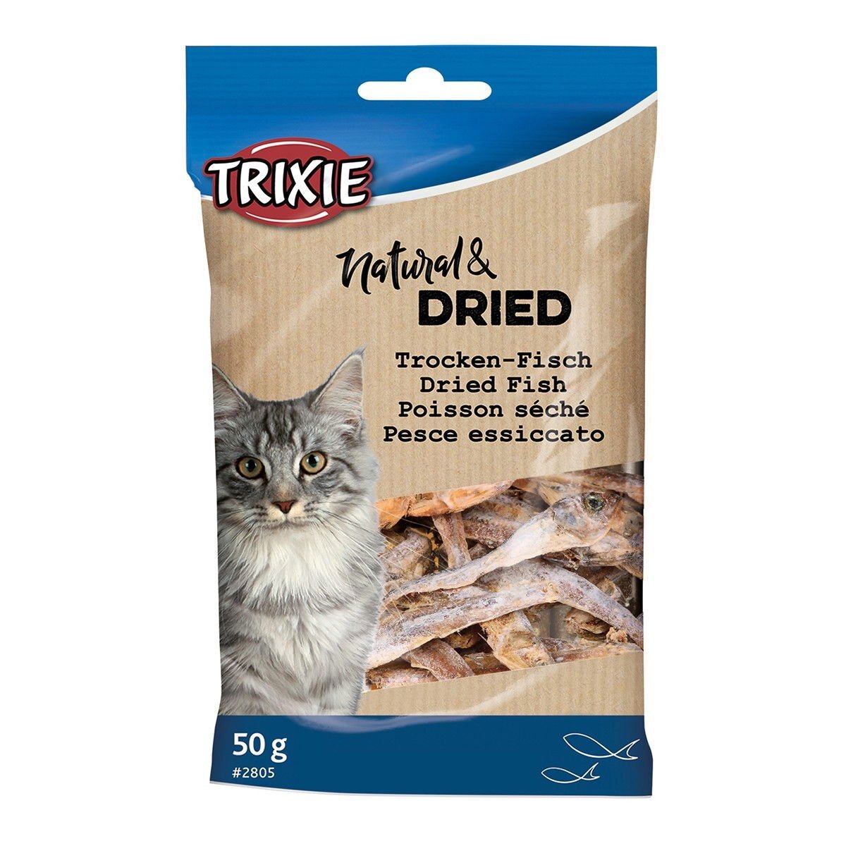 Kuivattu anjovis kissoille Trixie, 50g