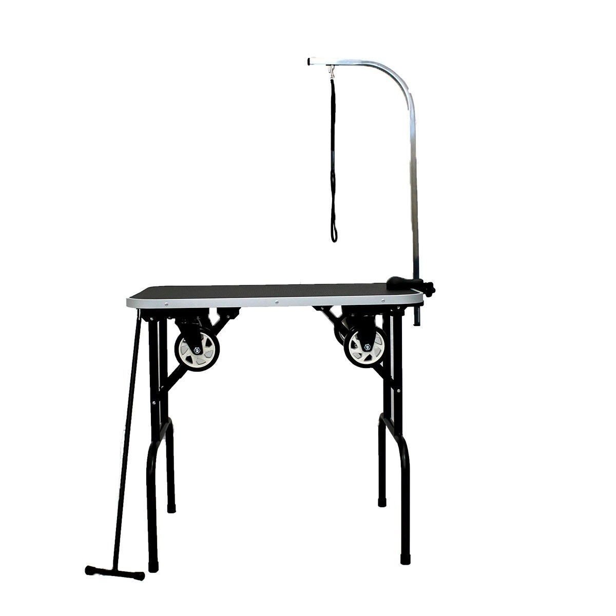 Trimmauspöytä pyörillä PetEasy 81x46cm