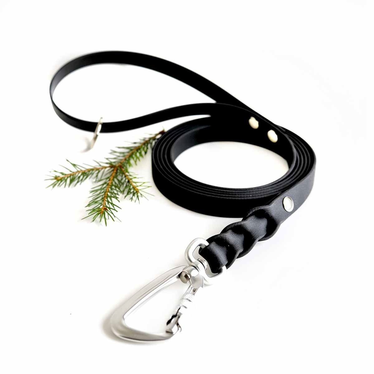 Tyylivoitto Braid hihna Twistlockilla, musta 200cm