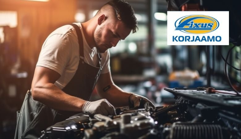 Auton vuosihuolto ja ulkokäsinpesu FIXUS-korjaamopisteessä | -54 % | Helsinki, Herttoniemi - Henkilö- tai pakettiauton vuosihuolto sis. 4l Long Life -öljyä, autoosi sopiva öljynsuodatin, kuntotarkastus ja auton ulkokäsinpesu