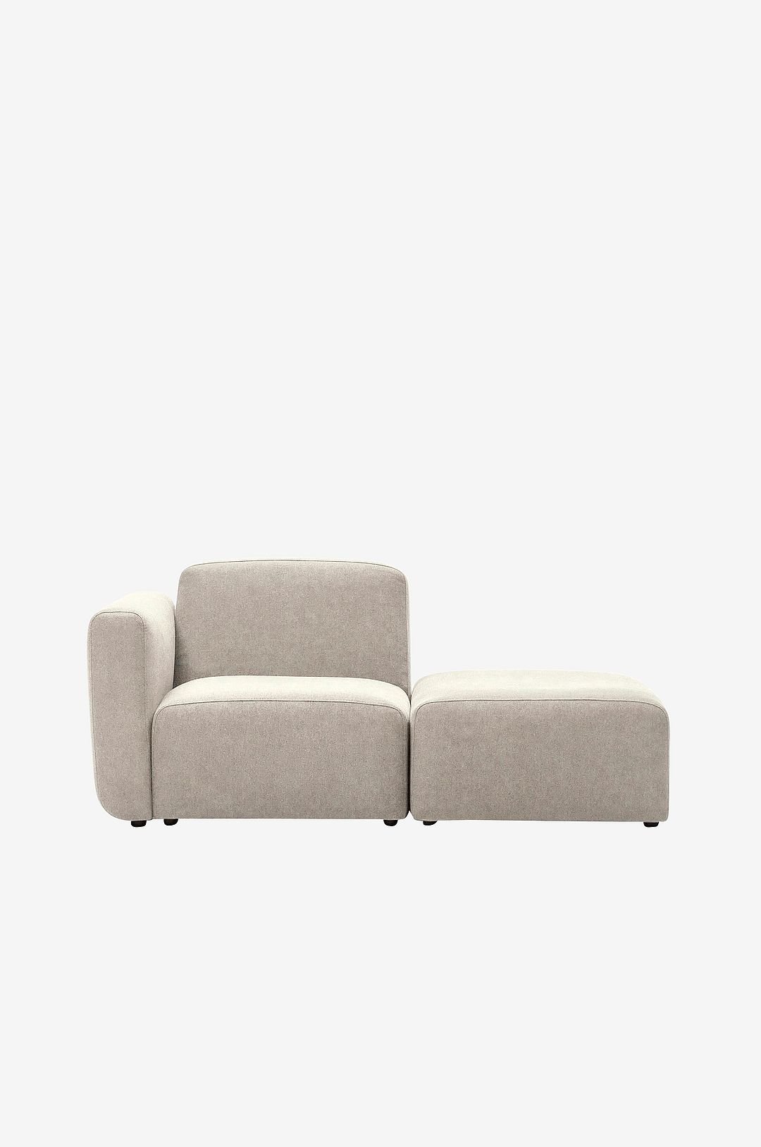Kave Home Moduulisohva Neom, jossa selkänoja, 1:n istuttava