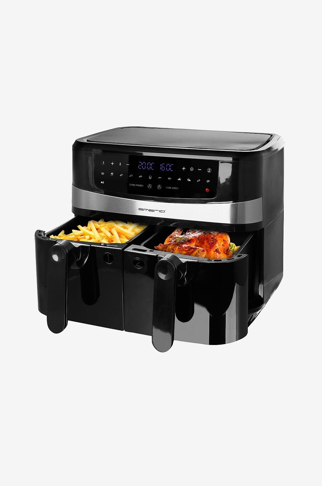 Kaksoisfriteerauskeitin 5+5 litraa, 2400 W, digitaalinen