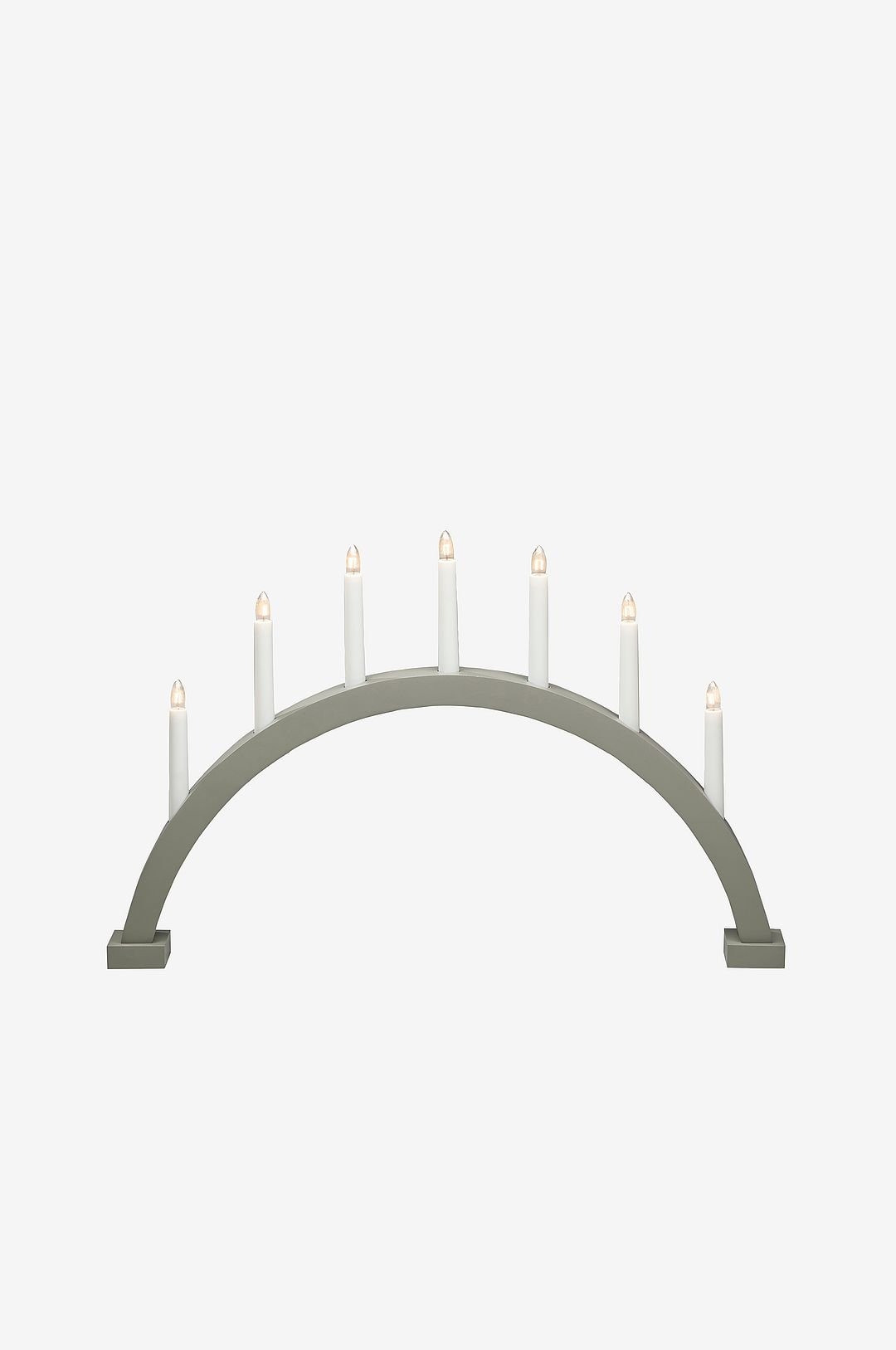 Konstsmide Kynttilänjalka puuta 38,5cm