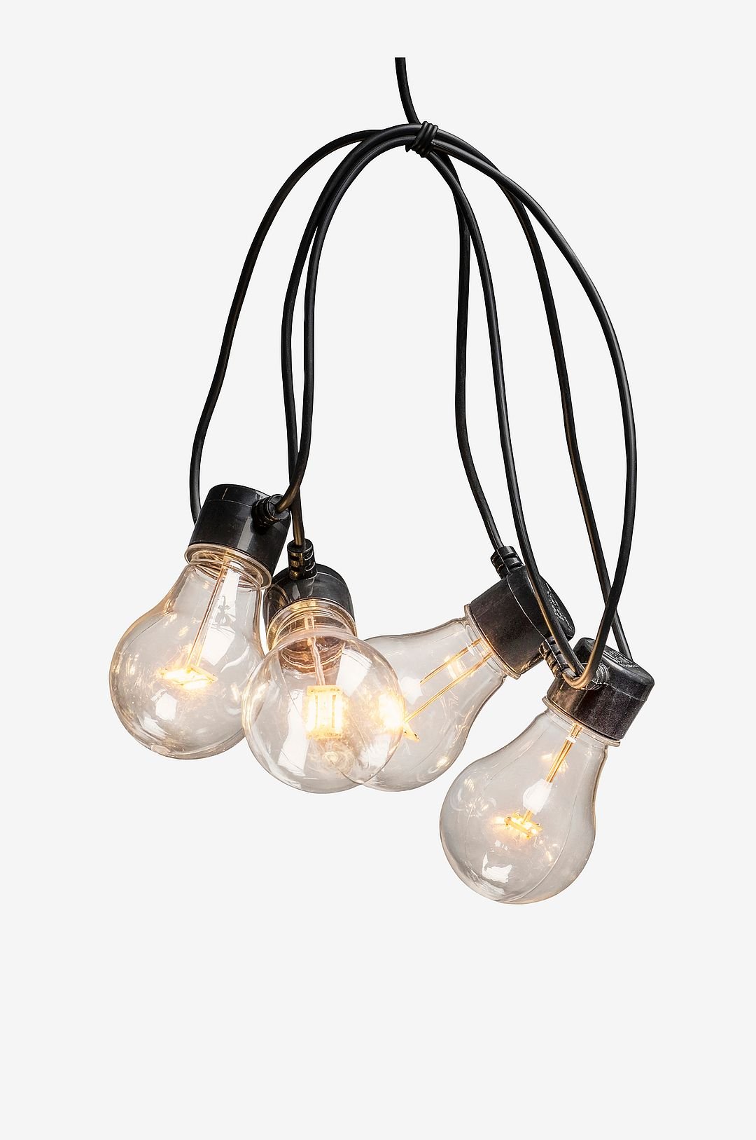 Konstsmide Valosarja 5 cl. lamppuja, B/O, LED 200cm.