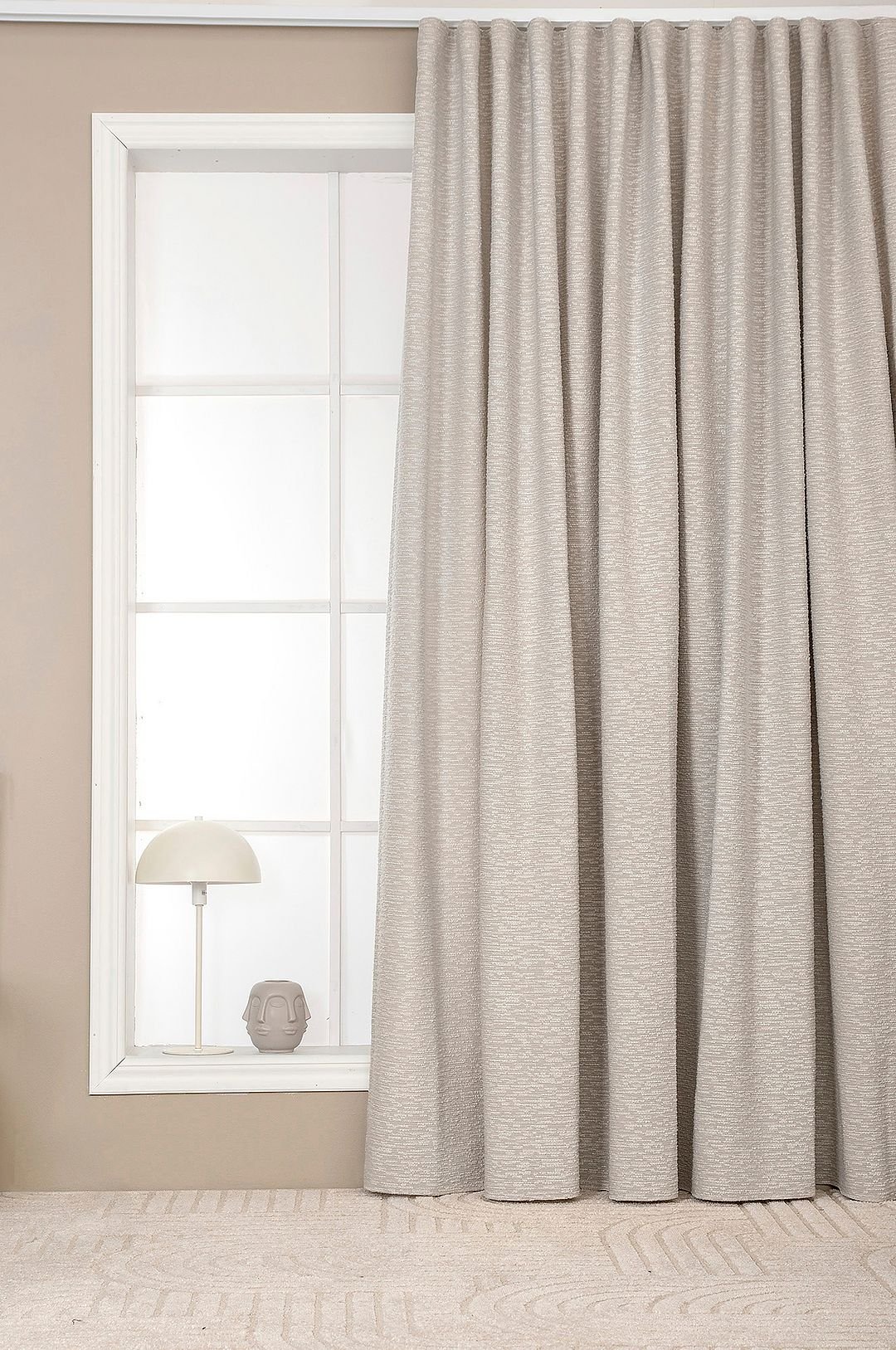 Bouclé-verho Extra leveä Hilma 268x280cm