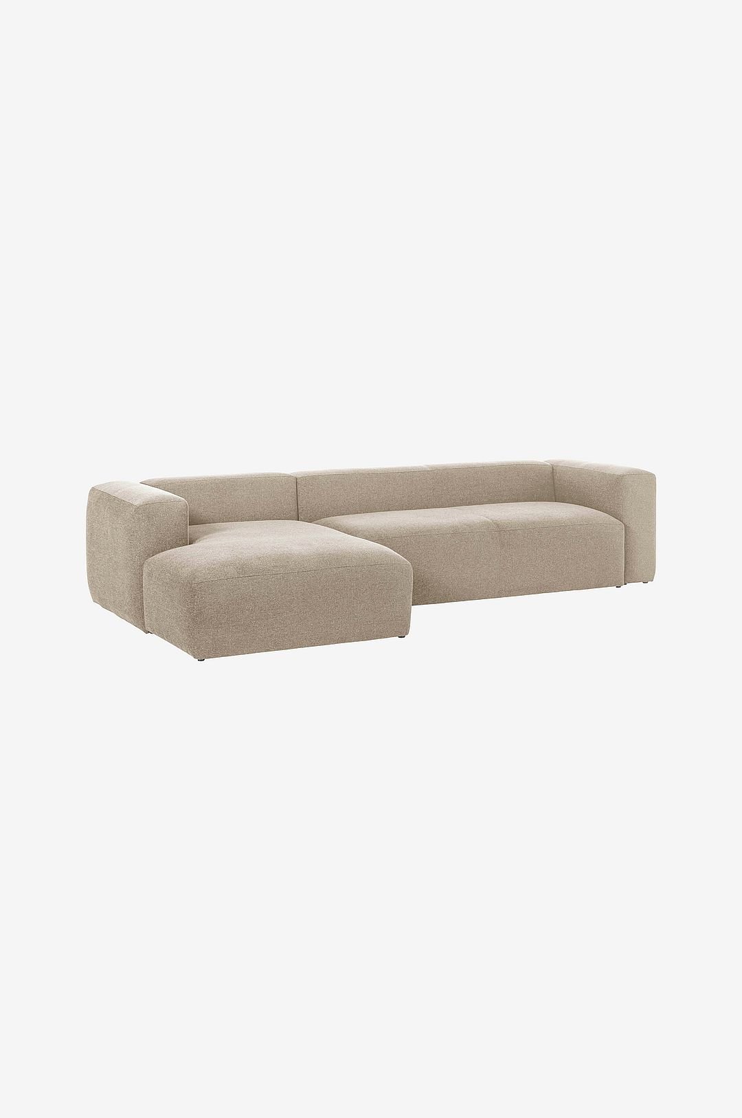Kave Home Soffa Blok 4-sits i chenille divan vänsteri