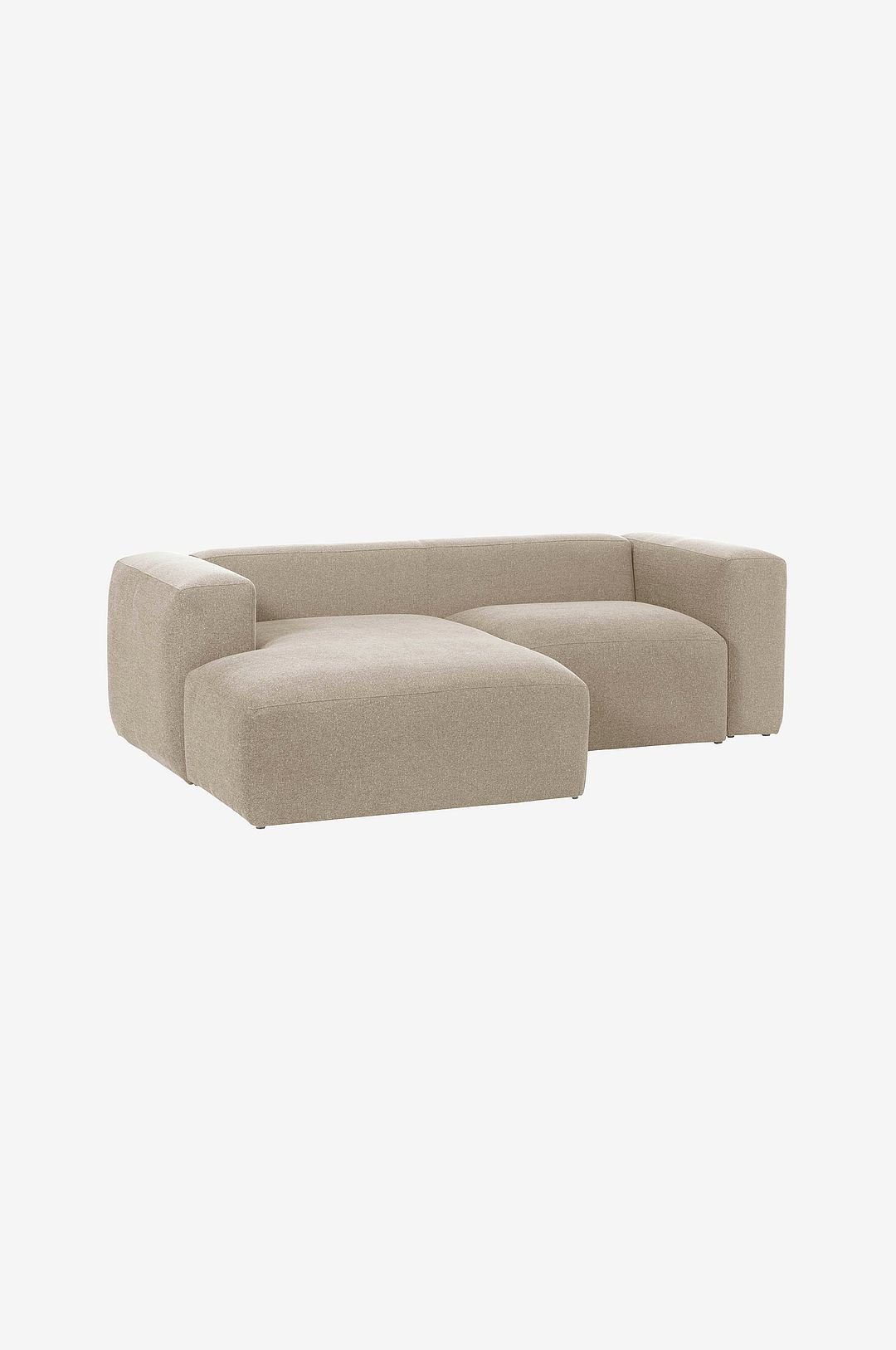 Kave Home Soffa Blok 2-sits i chenille divan vänsteri