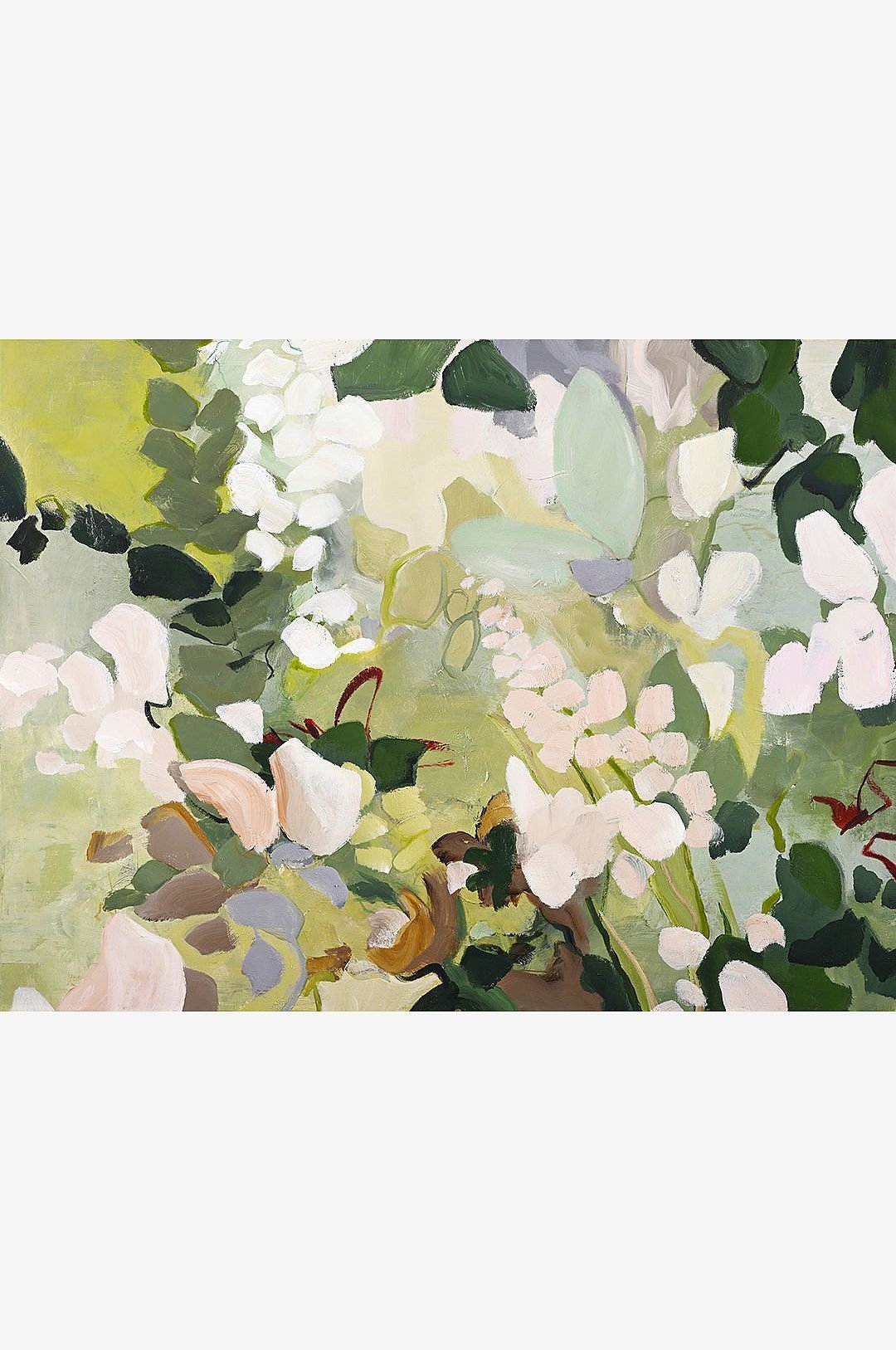 Green Garden / Sekamaalaus / 120 X 90 cm