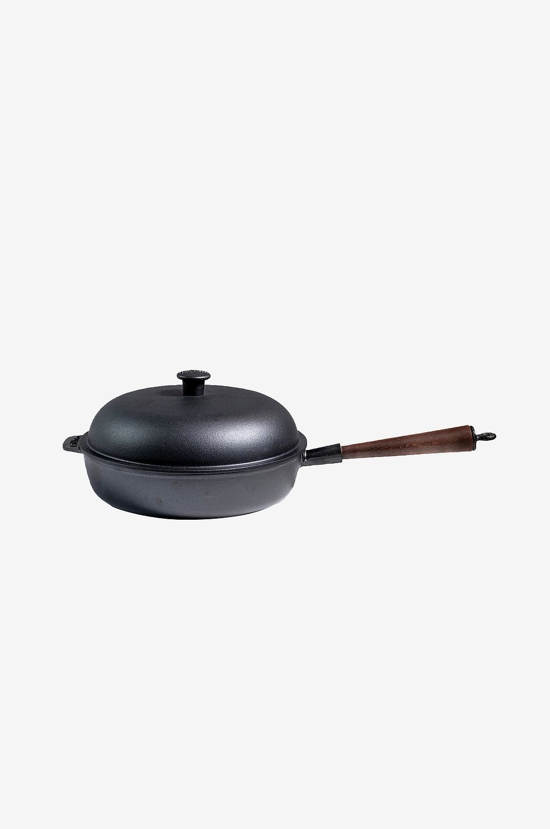Haudutuspannu ja kansi valurautaa, halkaisija 28 cm