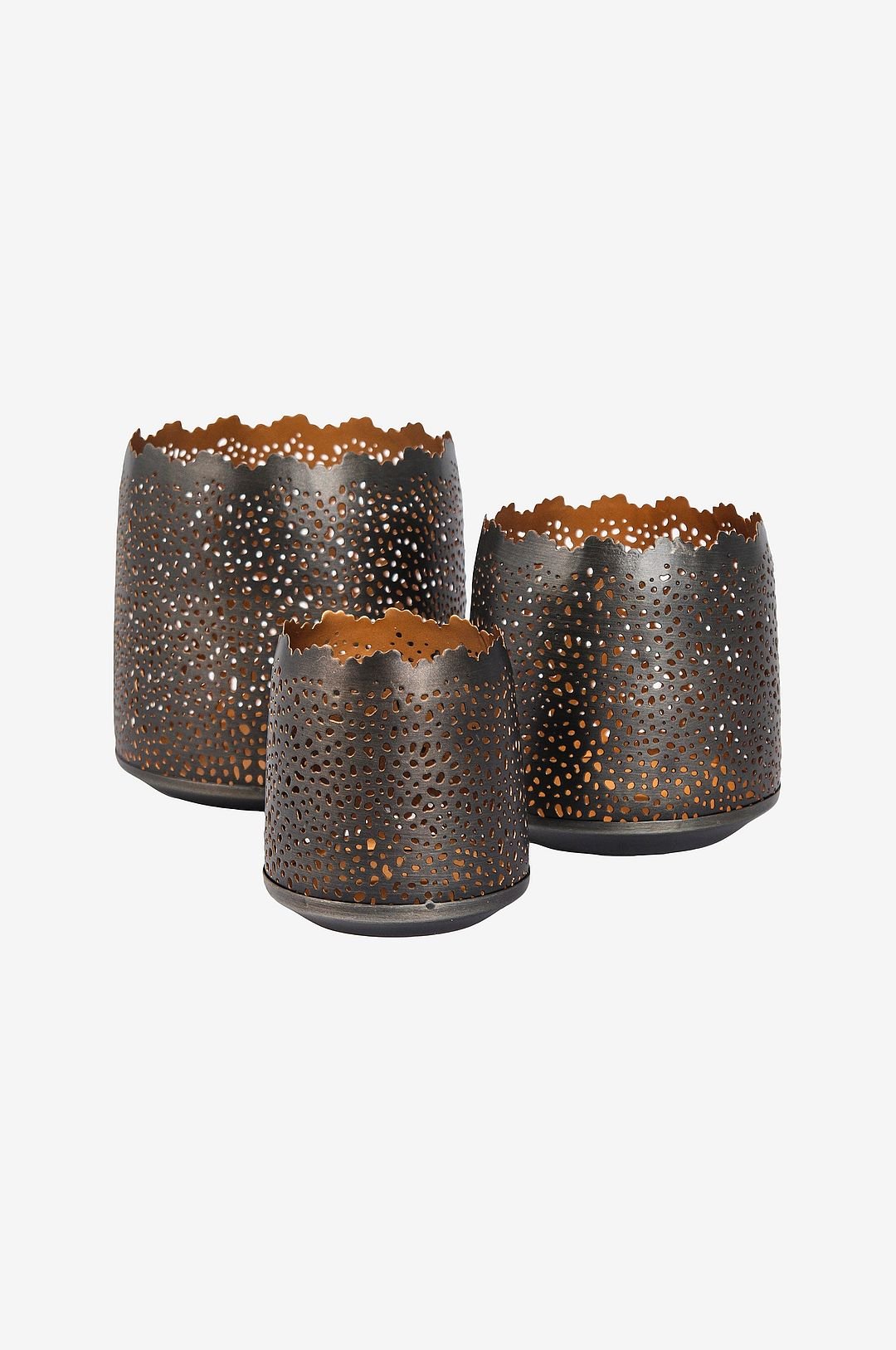 Lucca kynttilälyhty 3-pk