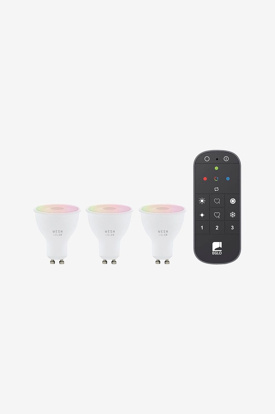 EGLO Valonlähde 3Xlm-Zig-Rgb/Cct GU10 4,5W+1XfbTarvikkeet