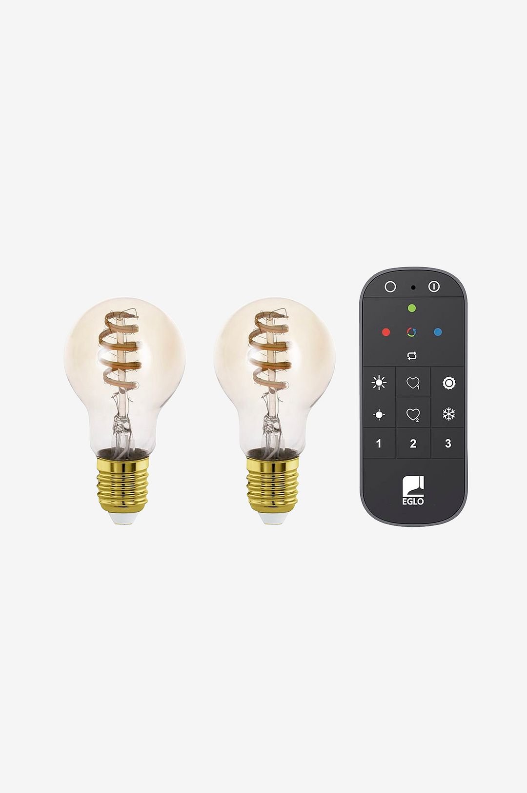 EGLO Valonlähde 2Xlm-Zig-Cct E27 A60 4,9W AmberTarvikkeet