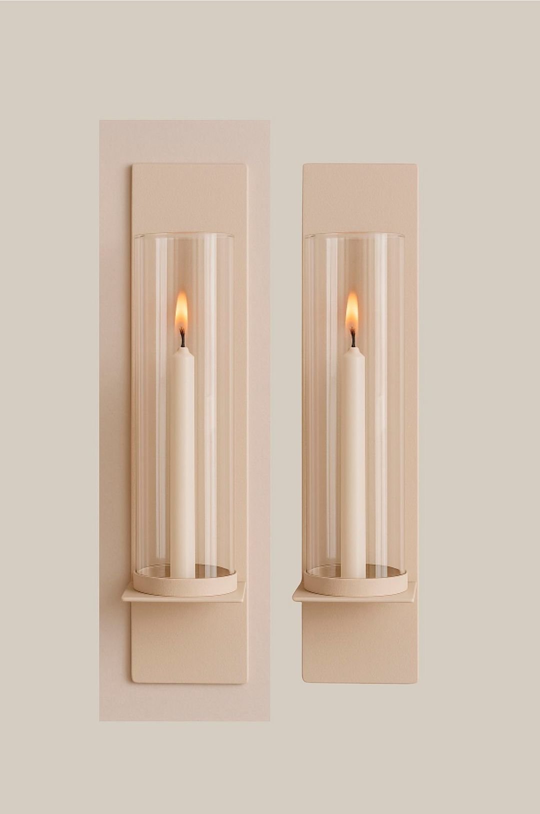 2-pack seinäkynttilänpidin Brillant