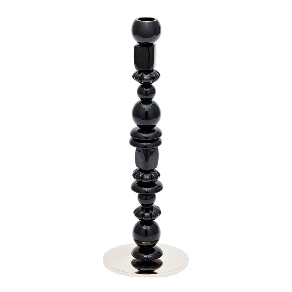 Pols Potten - Beads kynttilänjalka S 34 cm musta