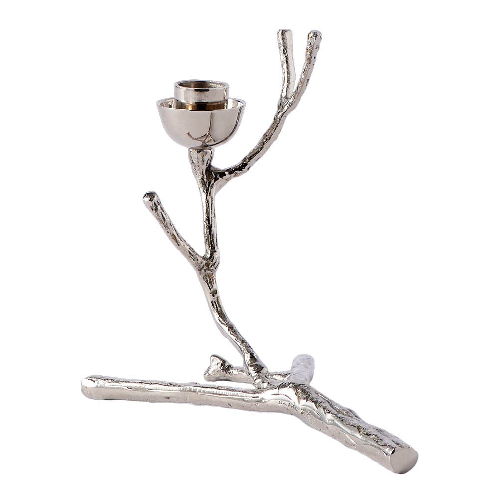 Pols Potten - Twiggy kynttilänjalka XS 18 cm kulta/hopea