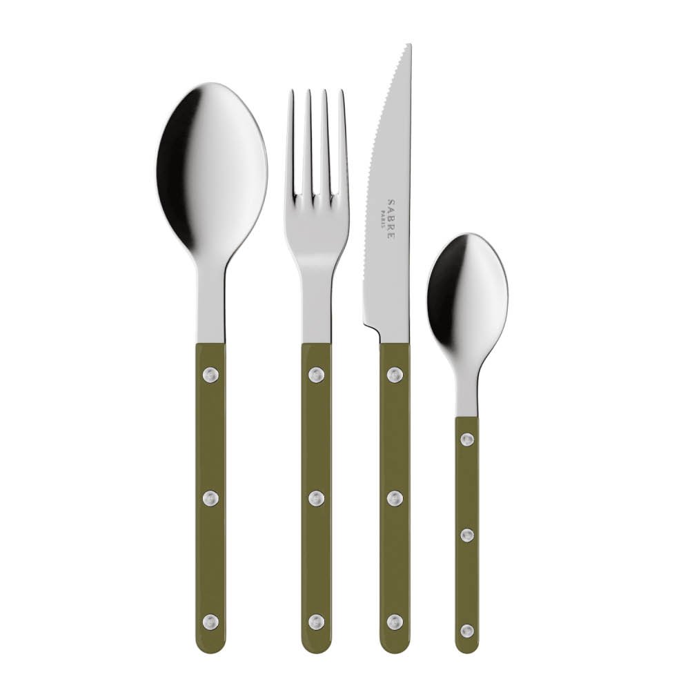 Sabre - Bistrot ruokailuvälinesarja 4 kpl Green Fern