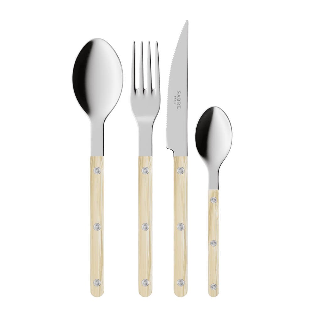 Sabre - Bistrot ruokailuvälinesarja 24 kpl Faux Horn