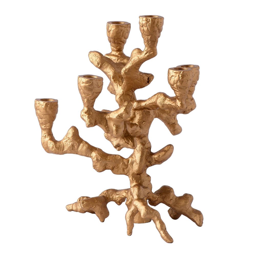 Pols Potten - Apple Tree kynttilänjalka S 25 cm kulta