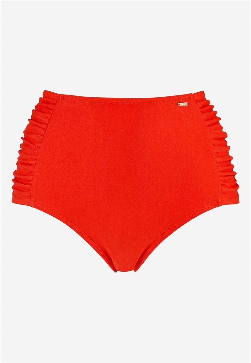 Yksivärinen bikinin alaosa korkealla vyötäröllä