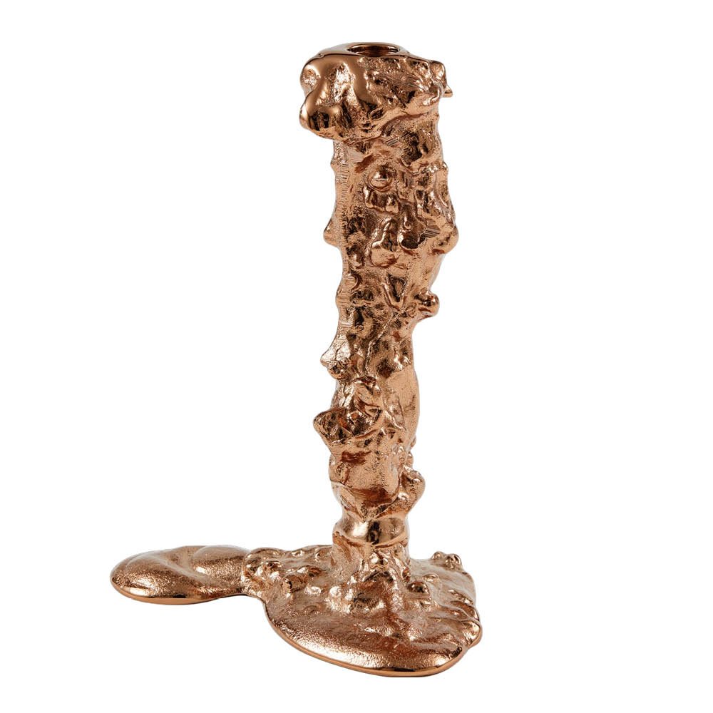 Pols Potten - Drip kynttilänjalka L 25 cm ruusukulta