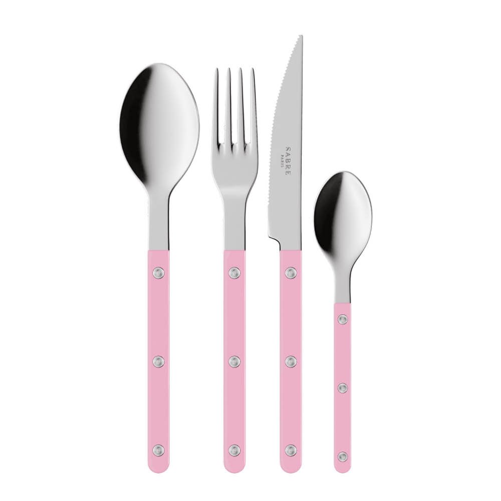 Sabre - Bistrot ruokailuvälinesarja 4 kpl Pink