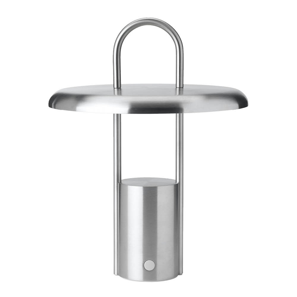 Stelton - Pier LED-lamppu, kannettava 25 cm teräs