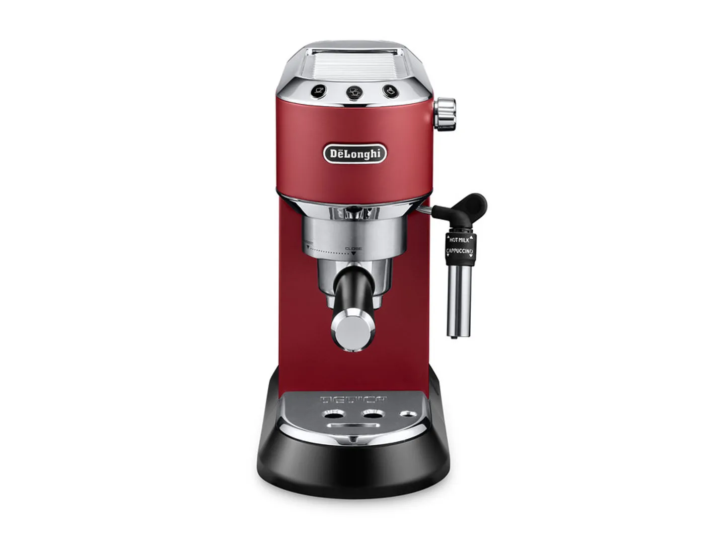 De'Longhi Dedica EC 685 -manuaalinen espressokone, punainen