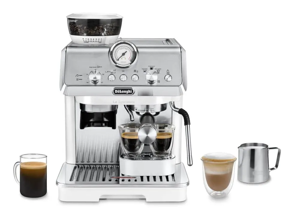 De'Longhi La Specialista Arte -manuaalinen espressokone, valkoinen