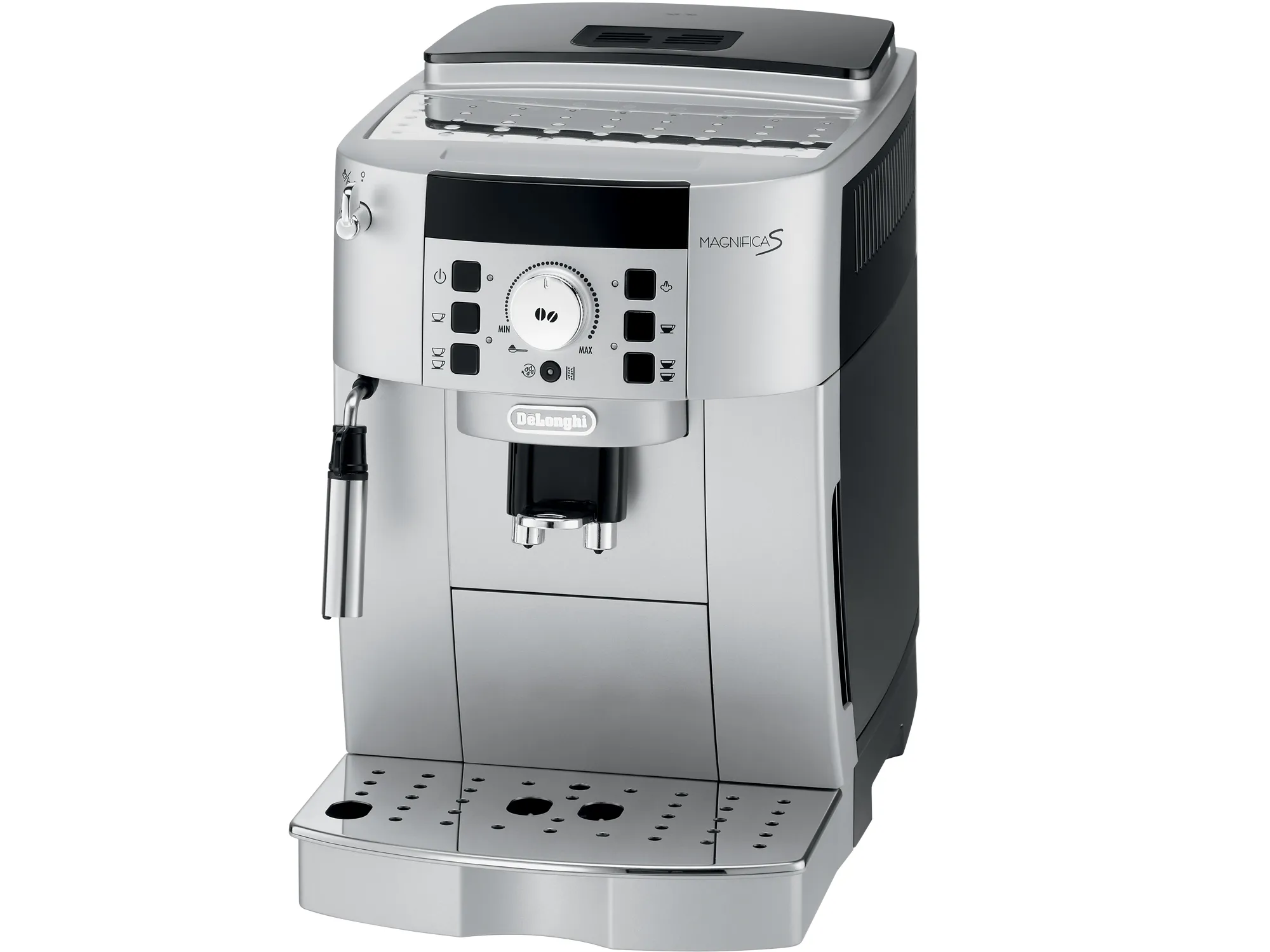 De'Longhi Magnifica S ECAM 22.110.SB -täysautomaattinen espressokone, musta, hopea