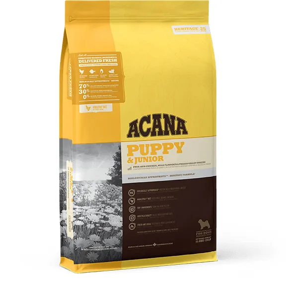 ACANA Puppy, Koiran kuivaruoka, Viljaton, 11,4 kg