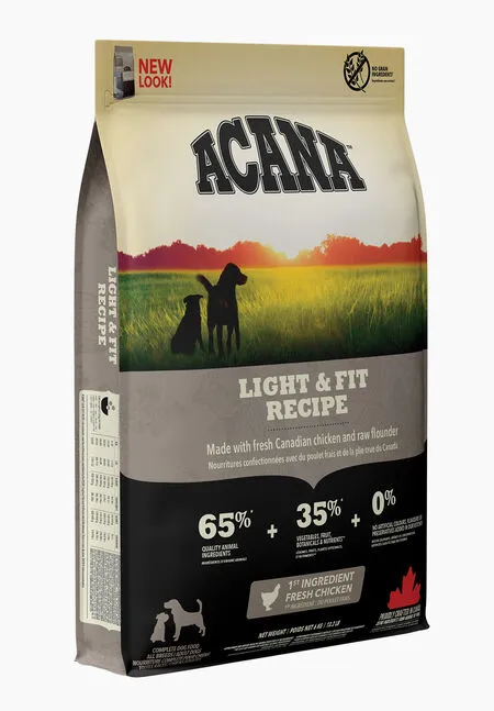 ACANA Heritage Light & Fit, Koiran kuivaruoka, Adult, 6 kg