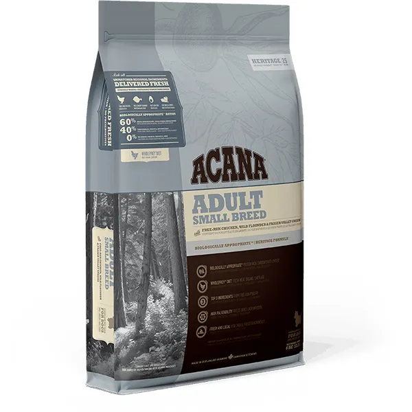 Acana Heritage Adult Small Breed, Koiran kuivaruoka, 2 kg