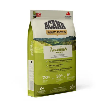 ACANA Highest Protein Grasslands, Koiran kuivaruoka, Universal, Viljaton, 6 kg