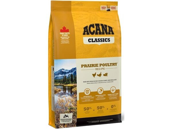 Acana Classics Prairie Poultry, Koiran kuivaruoka, All life stages, Gluteeniton, 14,5 kg
