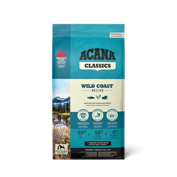 Acana Classics Wild Coast, Koiran kuivaruoka, Puppy, Adult, Senior, 14,5 kg