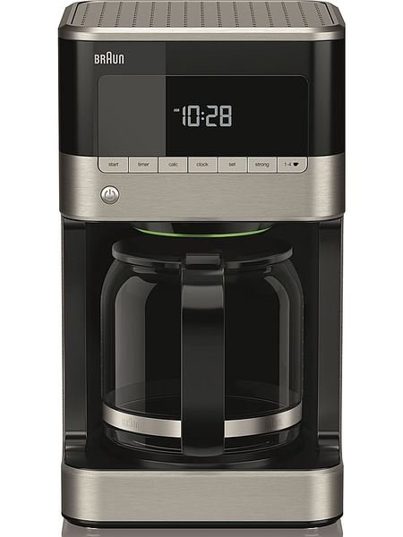 Braun PurAroma 7 KF 7120 12 kupin -kahvinkeitin, ruostumaton teräs / musta
