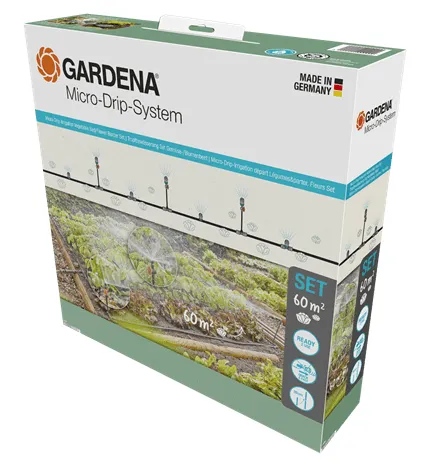 Gardena Micro-Drip-kastelusarja istutusalueille (60 m²)
