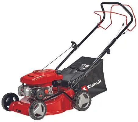 Einhell GC-PM 40/2 S -polttomoottoriruohonleikkuri, takaveto, 2000 W, 40 cm, 45 l, musta/punainen