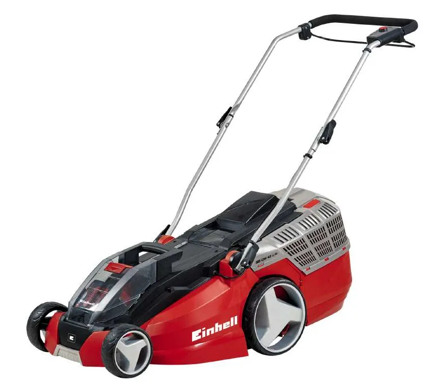 Einhell -Akkuruohonleikkuri 18V, GE-CM 43 Li M Kit, sis. 2 x 4,0 Ah PXC -akku ja 2 x pikalaturi