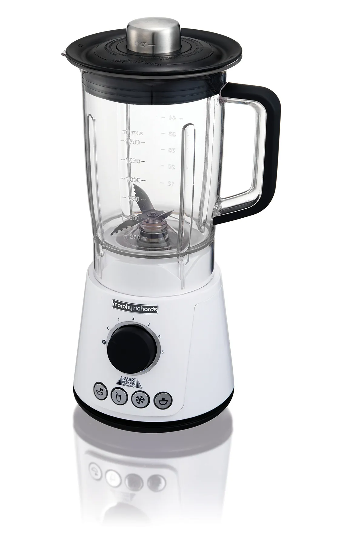 Morphy Richards Total Control 403040EE 600 W 2,1 l -tehosekoitin, valkoinen