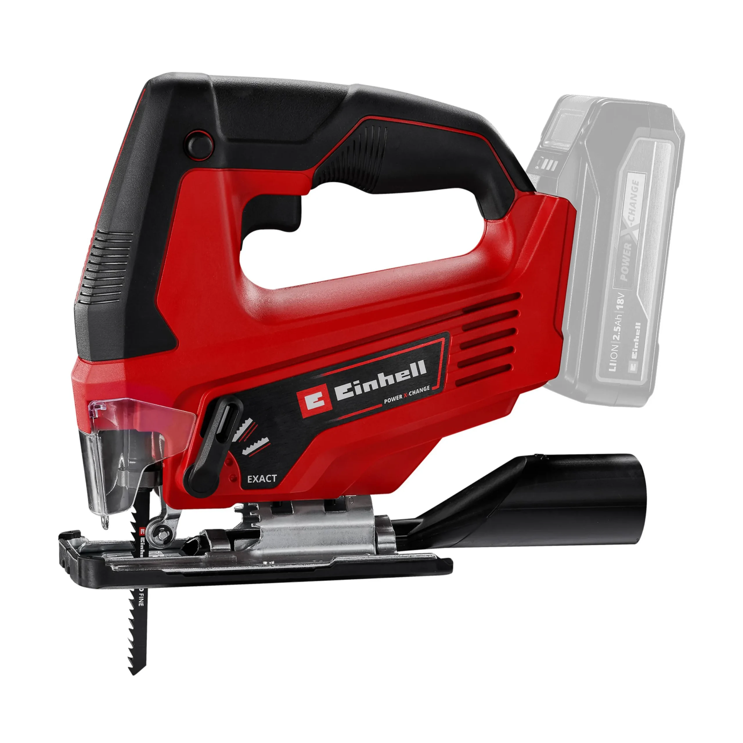 Einhell -akkukuviosaha 18V, TC-JS 18 Li-Solo, ilman akkua ja laturia